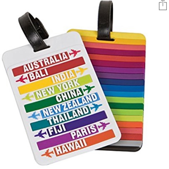 Travelon Other - TRAVELON HOT SPOTS  LUGGAGE TAGS SET OF TWO